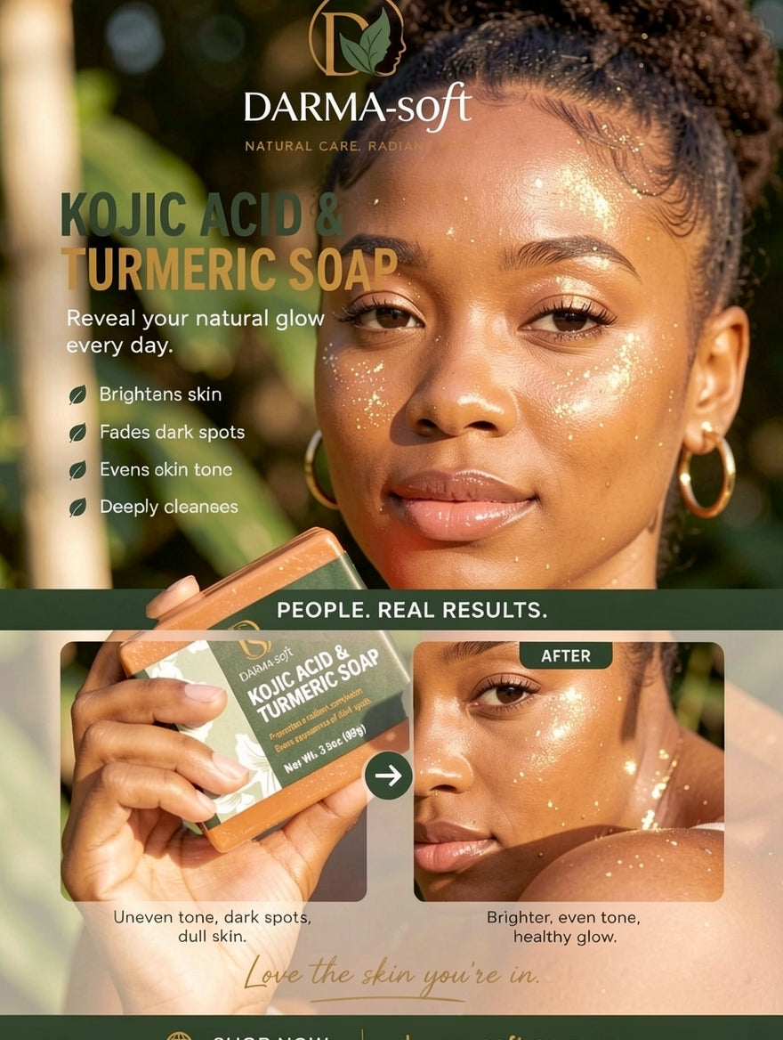 Kojic Acid & Turmeric Soap